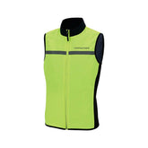 Gilet NANO SWITCH, un gilet reversibile antivento blu/giallo. Ideale per ciclismo urbano. Di TUCANO URBANO.